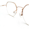 Gafas ópticas plateadas Marcos de anteojos de titanio Fabricantes Tienda de fábrica de espectáculos