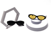 2022 Nuevas mismas gafas de sol Gafas de sol Diamante Gafas de sol Uv400 Gafas de sol Moda Gradiente Diamante Moda