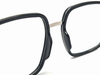 Montura de gafas ópticas para hombre y mujer, montura de gafas clásicas, sin bisagras, cuadradas, antiazules, con luz azul