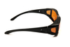 Gafas de sol de ajuste personalizado para montar, gafas River Fitover, gafas de sol de rendimiento deportivo, gafas de sol cuadradas de gran tamaño Unisex