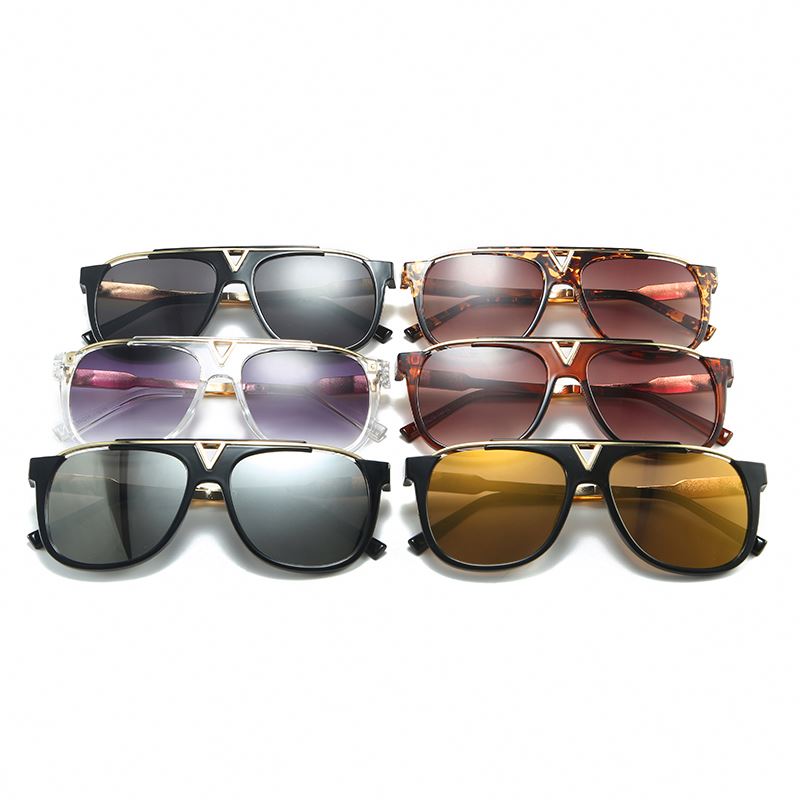 Gafas de sol Retro rectangulares grandes para mujer, gafas de sol a la moda para niños, venta al por mayor, novedad de 2021, moda Retro