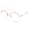 Gafas ópticas cuadradas ultraligeras ligeras para hombre y mujer, monturas para gafas más nuevas, azul y plateado