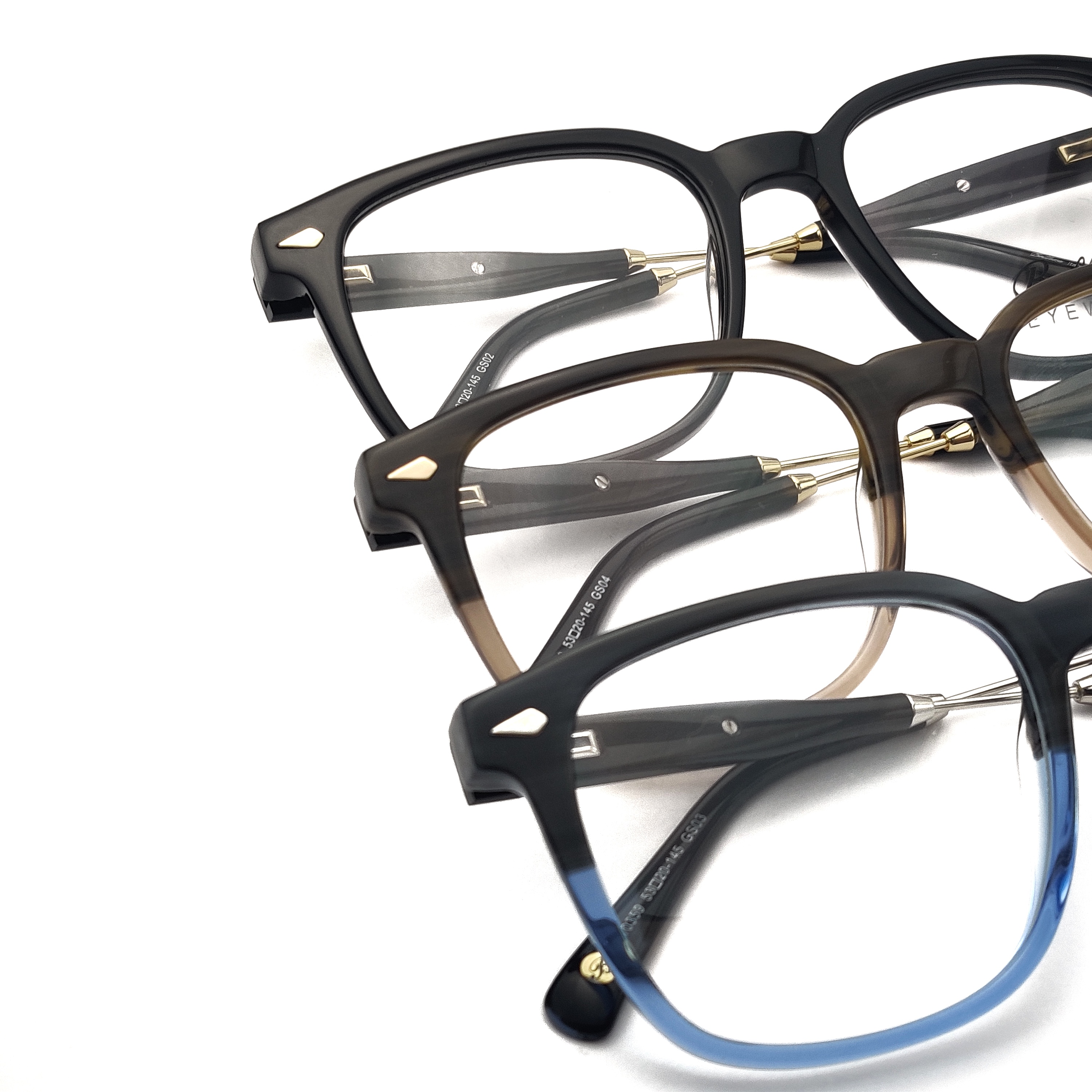 Monturas de gafas de acetato cuadradas coloridas Gafas Sunperia Fabricantes de monturas de gafas Fabricante de gafas de luz azul