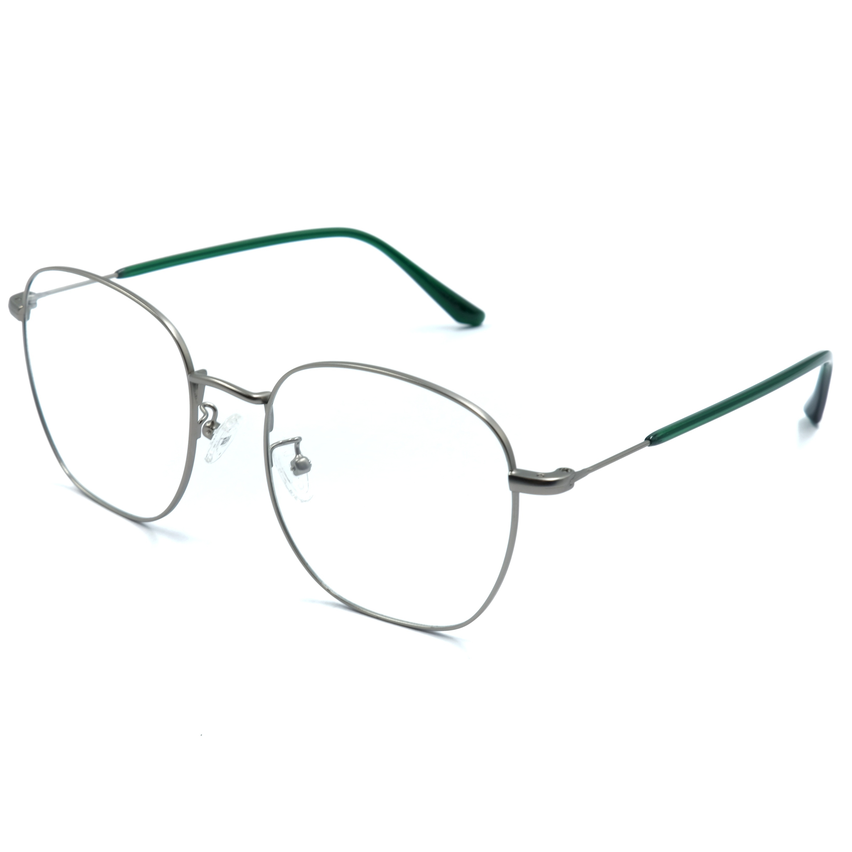 Arma gris anteojos marco verde acetato personalizado anti-azul luz mujeres cuadrado óptico anteojos marco de gran tamaño hombres clásico